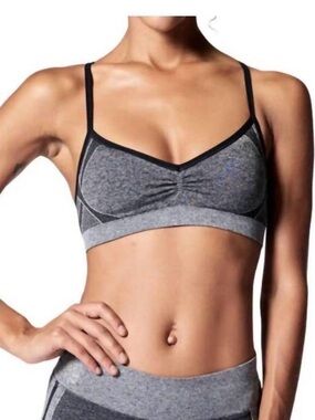 NWT RILEY 7 devotation bra in heather black Size S